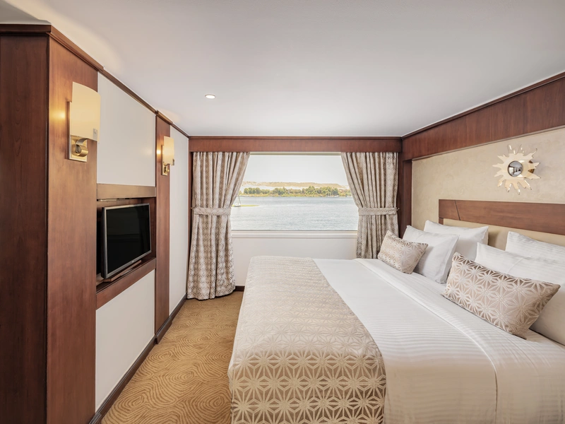 Cabin aboard the Sonesta Star Goddess Nile Cruise Nile cruise